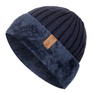 Bonnet d&rsquo;hiver épais URGENTMAN doublé fourrure