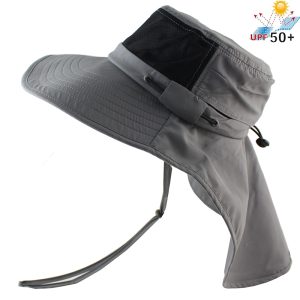 Chapeau protège nuque maille respirante