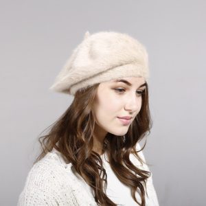 Béret d’hiver doux imitation lapin