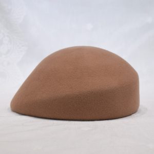 Béret classique en feutre de laine pour femme