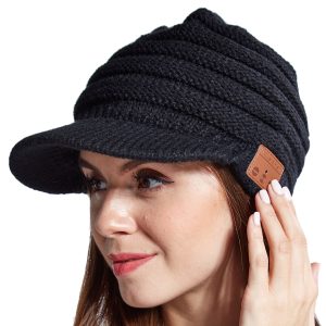 Bonnet d&rsquo;hiver connecté sans fil Bluetooth