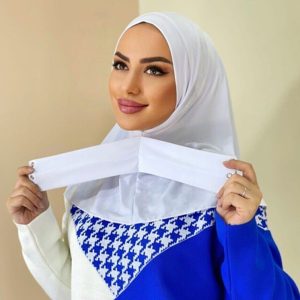 Foulard hijab doux stretch extensible