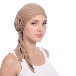 Bonnet foulard couleur coton modal
