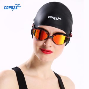 Bonnet de natation silicone extensible