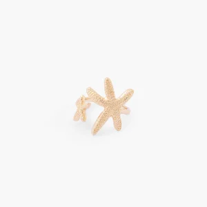 Bague ouverte étoile de mer
