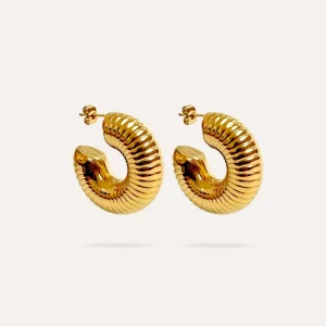 Apolline | Boucles d'oreilles en acier inoxydable