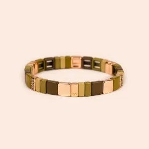 Bracelet Hubba Strass Fauve