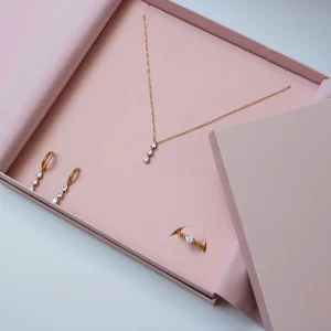 COFFRET - 3 bijoux en acier inoxydable