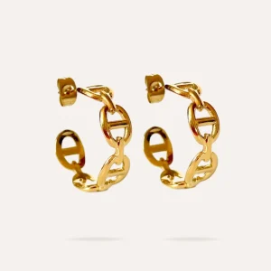 Diane | Boucles d'oreilles en acier inoxydable