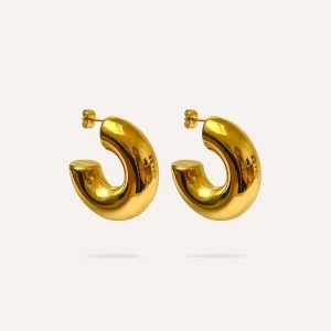 Gaelle | Boucles d'oreilles en acier inoxydable