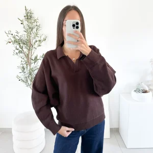 Pull Miranda marron