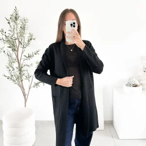 Gilet long noir