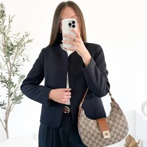 Veste tailleur bleu marine