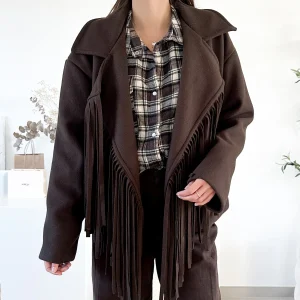 Veste à franges