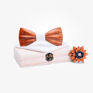 Noeud Papillon Premium - Laurier Blanc