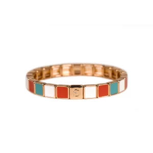 Bracelet Carré Serti Sea Bed