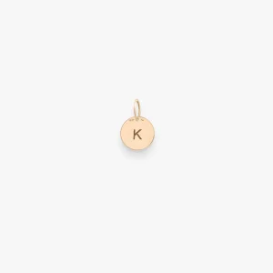 Petite médaille Initiale K