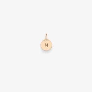 Petite médaille Initiale N