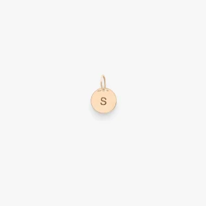 Petite médaille Initiale S