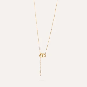 Roxane | Collier en acier inoxydable et zircons