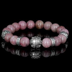 Silver Grenade - Bracelet en Thulite