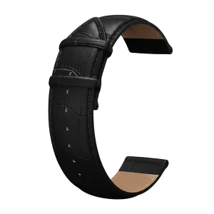 Bracelet Cuir Noir 20mm
